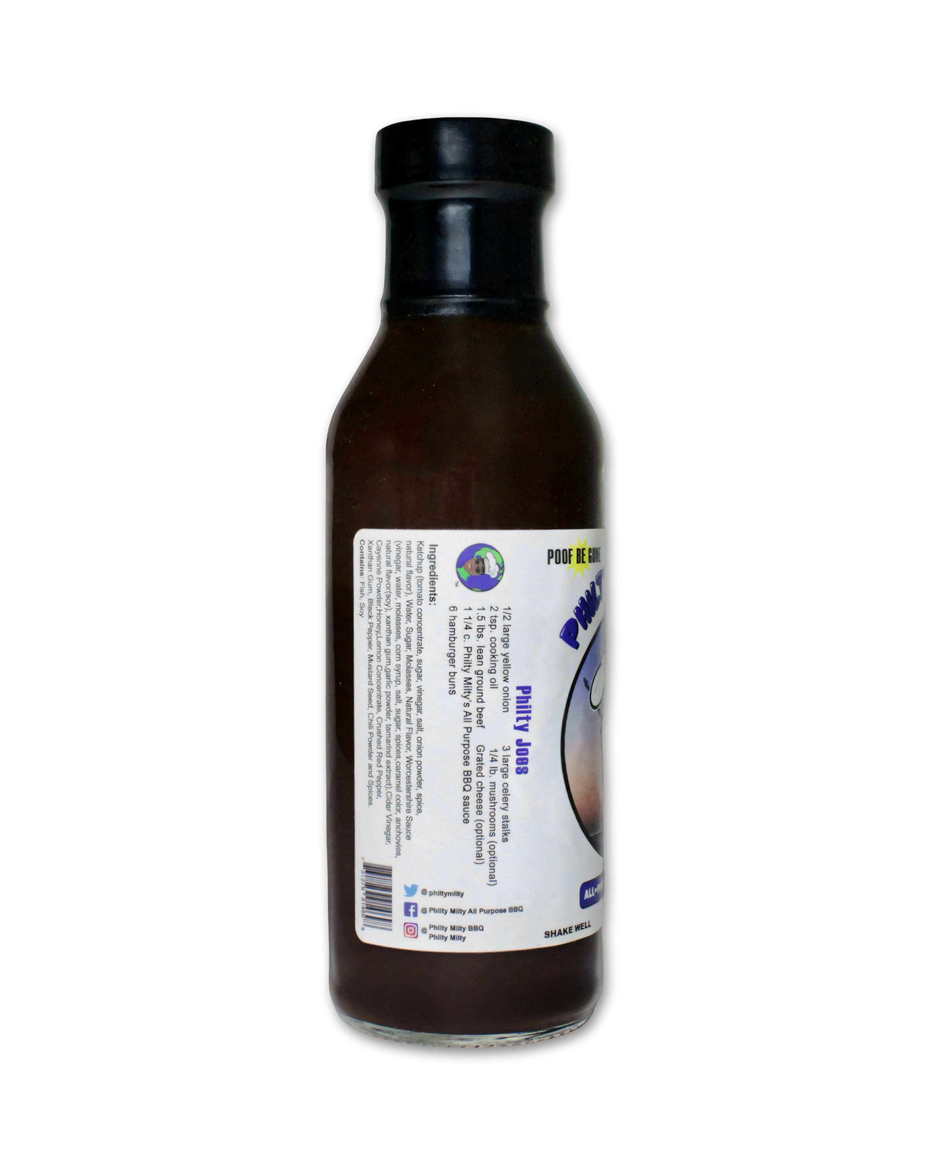 Poof Be Gone (Medium) - All Purpose Barbecue Sauce 12 Ounces
