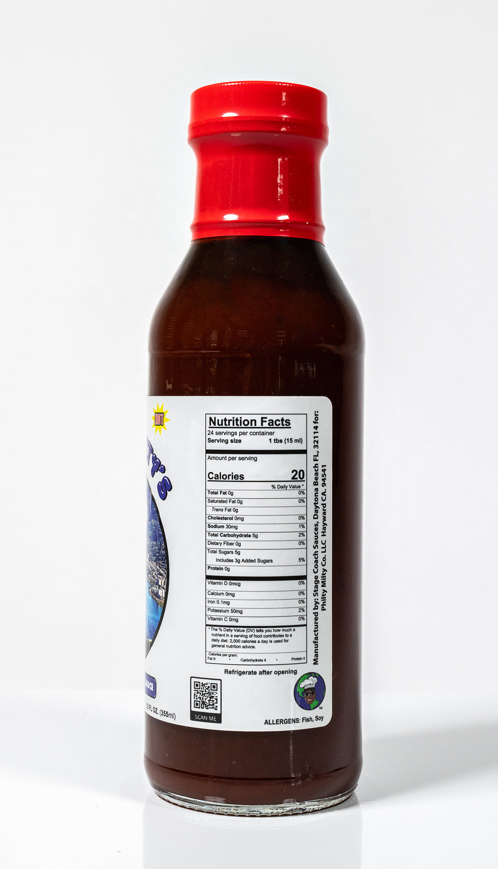 (1) Case   (12) Bottles of Danger Zone (Hot) 12oz